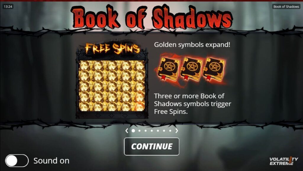 Book of Shadows Slot Demo