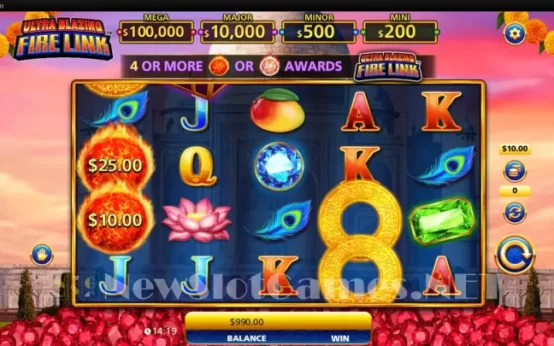 Ultra Blazing Fire Link Slot Machine